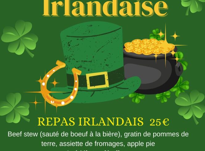 repas irlandais 13 avril